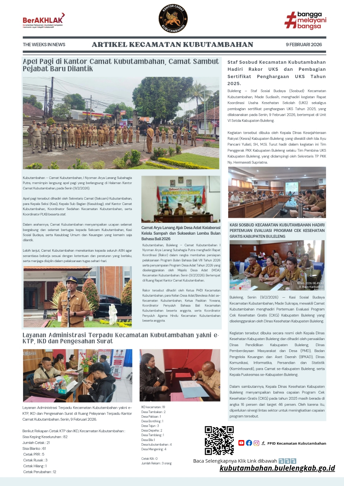 Artikel Kecamatan Kubutambahan Edisi 922026