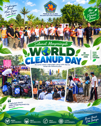 Selamat Memperingati World Cleanup Day 