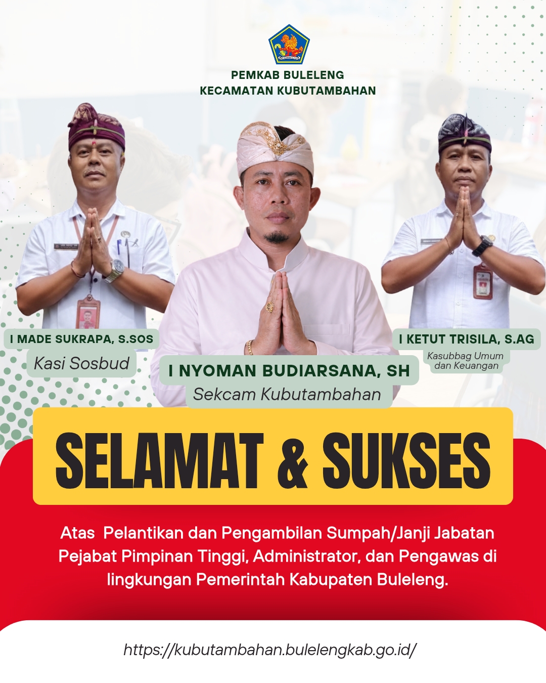 Selamat dan Sukses 
