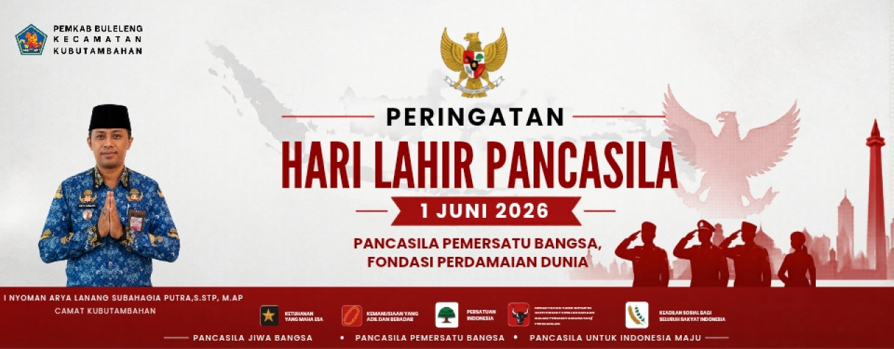 Selamat Memperingati Hari Lahir Pancasila 2026