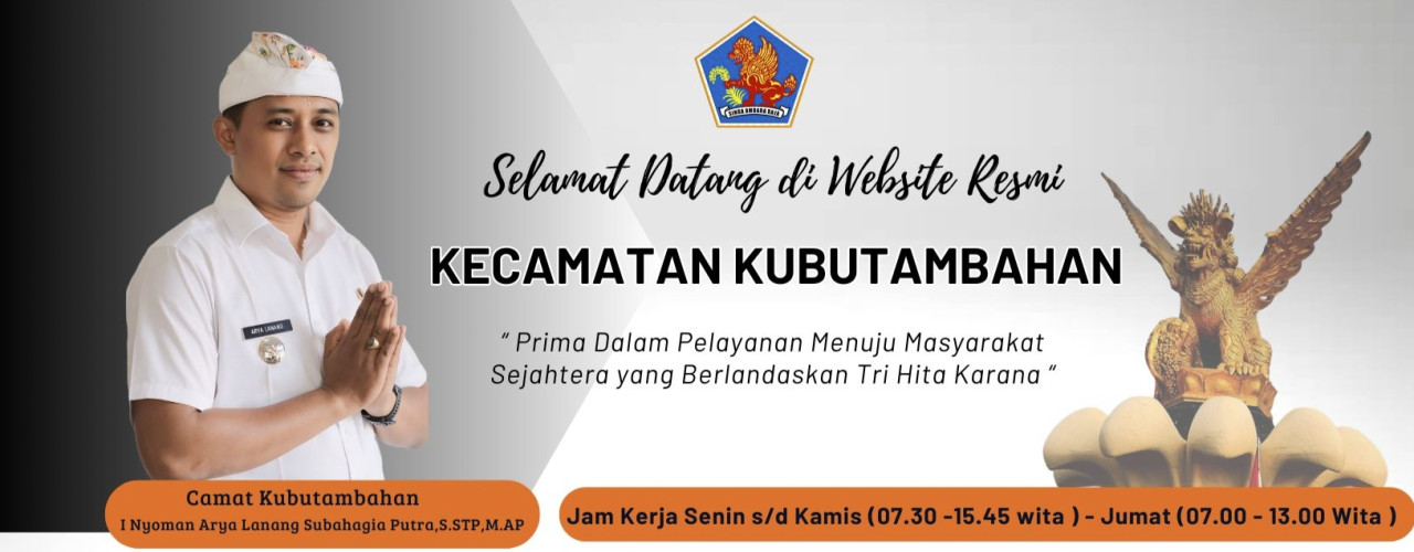 Website Resmi Kecamatan Kubutambahan